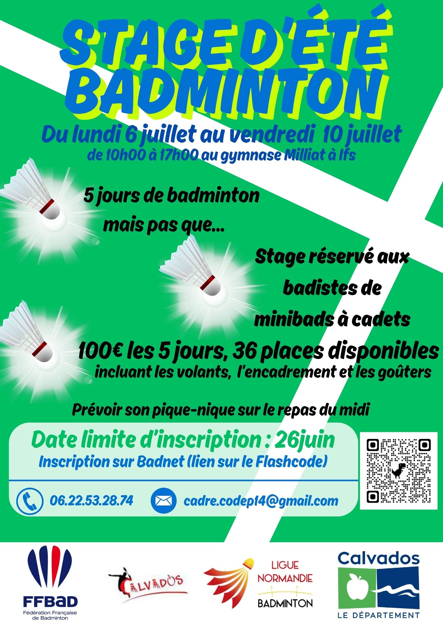 CODEP 14 - Stage d'été